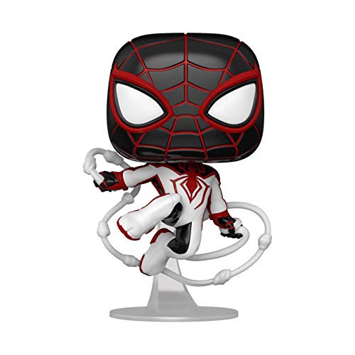 Funko 50152 POP Games: Spider-Man: Miles Morales- Miles (TRACK Suit)