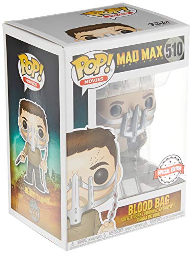 Funko - Mad Fury Road-Blood Bag (MAX W/Cage Mask) Figurina, Multicolor, 28036