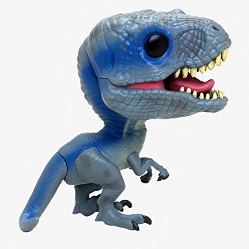 Funko Pop!-30980 Jurassic Park/World Blue (New Pose) Figura de Vinilo, Multicolor, Standard