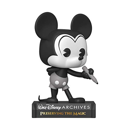 Funko- Pop Disney Archives-Mickey Mouse (B&W) Figura coleccionable, Multicolor (49889)