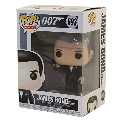 Funko Pop! Movies: 007 - James Bond (Pierce Brosnan) from Goldeneye 693 Vinyl Figure, Multicolor, Talla Única