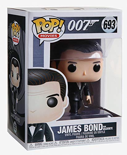 Funko Pop! Movies: 007 - James Bond (Pierce Brosnan) from Goldeneye 693 Vinyl Figure, Multicolor, Talla Única