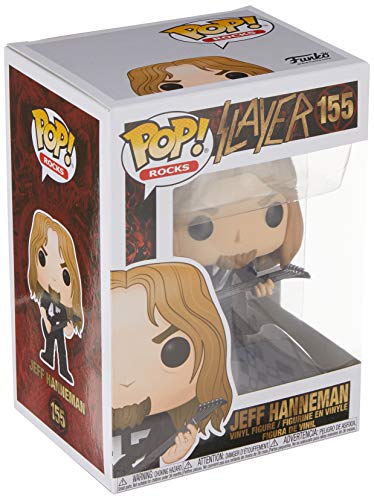 Funko - Pop! Rocks: Slayer - Jeff Hanneman Figura Coleccionable, Multicolor (45386)