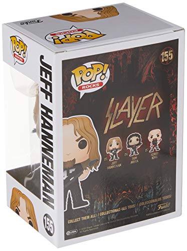 Funko - Pop! Rocks: Slayer - Jeff Hanneman Figura Coleccionable, Multicolor (45386)