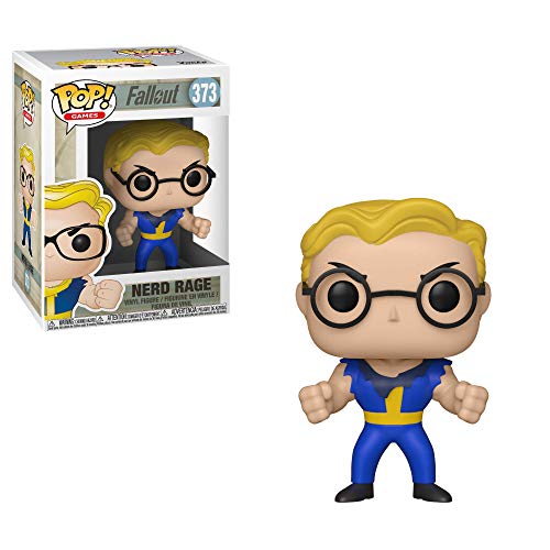 Funko- Pop Vinyl: Games: Fallout S2: Vault Boy (Nerd Rage) Vinilo, Multicolor, Talla única (3031833991)