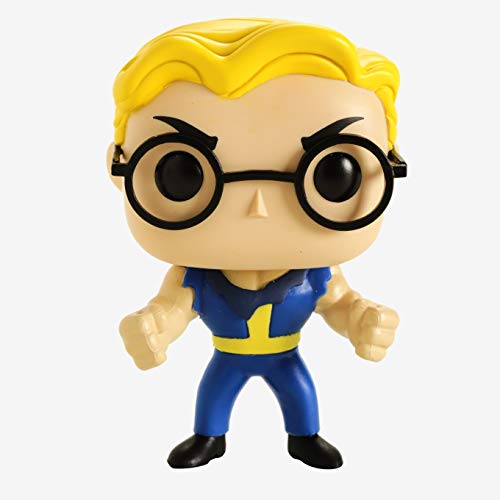 Funko- Pop Vinyl: Games: Fallout S2: Vault Boy (Nerd Rage) Vinilo, Multicolor, Talla única (3031833991)