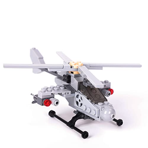FunMate WW2 - Juego de construcción de armas militares, con chorros de combate y torres de descuento (175 piezas, minifiguras de soldados, compatible con figuras Lego Star Wars)