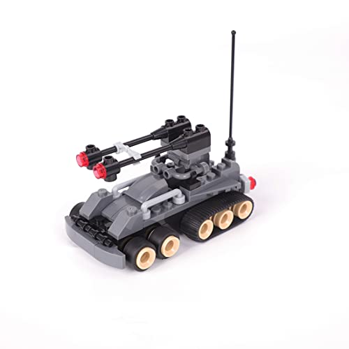 FunMate WW2 - Juego de construcción de armas militares, con tanques y torres de descuento de 151 piezas de construcción minifiguras de soldados, juego compatible con figuras de Lego Star Wars