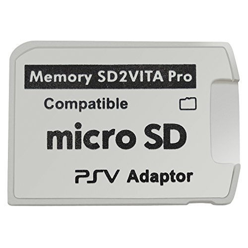 Funturbo Adaptador de tarjeta de memoria SD2Vita 5.0, PS Vita PSVSD Micro SD adaptador PSV 1000/2000 PSTV FW 3.60 HENkaku Enso System