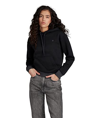 G-STAR RAW Premium Core Hooded Sw Wmn LS Sudadera, Negro (Dk Black C235-6484), Mujer