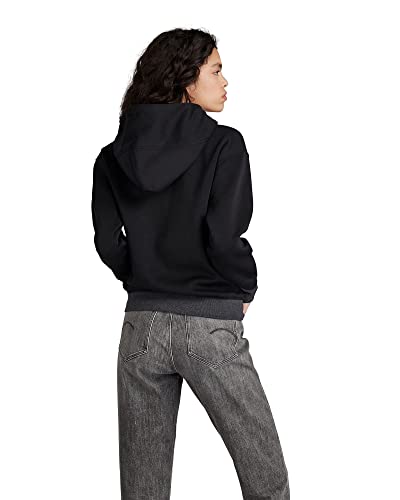 G-STAR RAW Premium Core Hooded Sw Wmn LS Sudadera, Negro (Dk Black C235-6484), Mujer