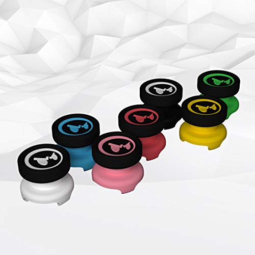 GAIMX RAISX CORE PS5 PS4 Stick Control Aim/Ayuda de objetivo, optimizador de Aim, PlayStation 4 y 5 accesorios, extensión de palillos en tres alturas diferentes (verde)