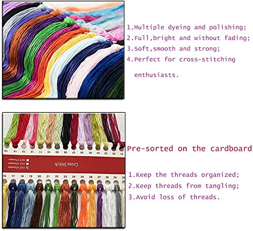 Gama completa de kits de bordado Kits de punto de cruz estampados para principiantes para kit de bordado DIY 11CT 16 × 20 (pulgadas) -Spain Tenerife, Macizo de Anaga Nature mountain Fields