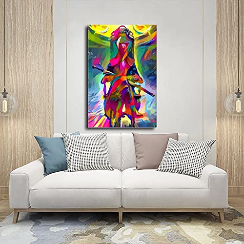 Game Bloodborne Hunter 1 - Póster de lienzo para pared, diseño de cazador de sangre, 50 x 75 cm