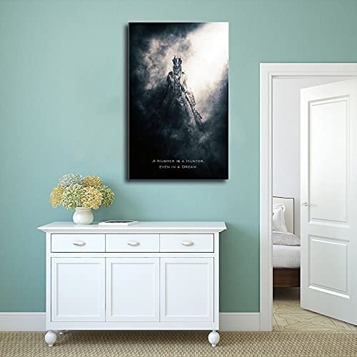 Game Bloodborne Hunter - Póster de lienzo para pared, diseño de cazador de sangre, 30 x 45 cm