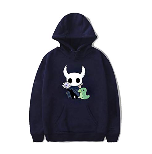 Game Hollow Knight Sudadera con Capucha Unisex Game Hollow Knight Sudadera con Capucha de Dibujos Animados para Hombres Mujeres Adolescentes