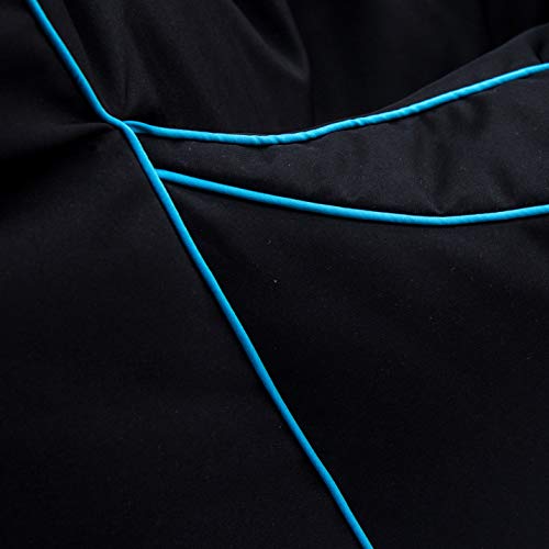 Game Over Silla para Reposar Puff Pera para Video Juegos | Sala Interior | Bolsillos Laterales para Controles | Soporte para Auriculares | Diseño Ergonómico (Lich Blade)