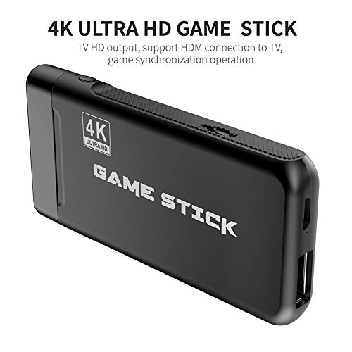 Game Stick,2pc 4K Mando pc inalambrico Game Stick 3500 Consola de Videojuegos Juegos clásicos incorporados Mini Controlador Retro de 8 bits Salida de Reproductor Dual HDMI Joystick Inalámbrico