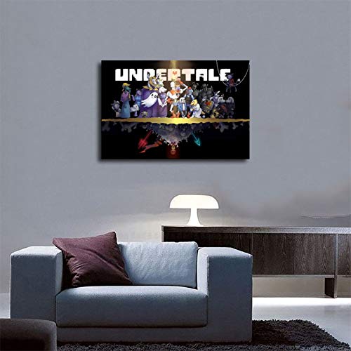 Game Undertale 28 - Póster de lienzo para pared (30 x 45 cm)