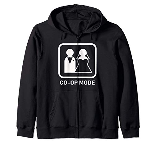 Gamer Couple / Marriage Gift Idea - Funny Video Game Co-op Sudadera con Capucha