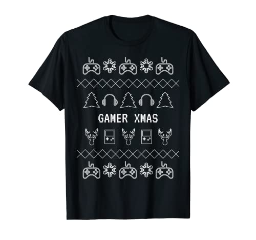 Gamer Xmas Videojuegos is My Life Idea de regalo Camiseta