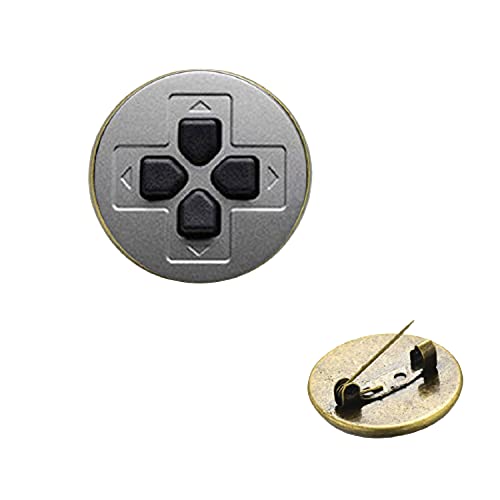 Gamers Gamepad Populares Broche Pins Controlador de Videojuegos Múltiples Estilo Cristal Cabujón Metal Badge Bag Mochila Accesorios
