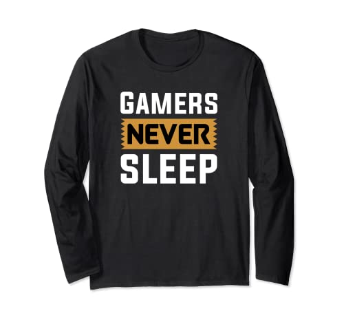 Gamers never sleep! Zocker - Ordenador de sobremesa Manga Larga