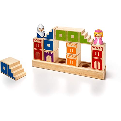 Games-Sg031Es Smart Games-Camelot Jr, Educativo, Juegos Preescolar, Juguetes Infantiles, Regalo Niños, Puzzle Madera, multicolor, Talla Única (Lúdilo SG031ES)