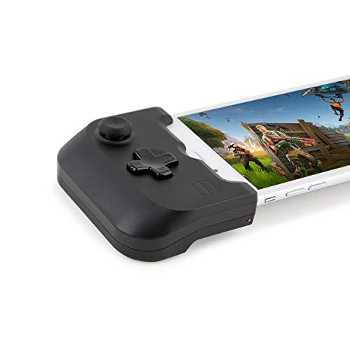 Gamevice GV157 - Mando de Juego Controller para Apple iPhone 6/6 Plus, 6s/6s Plus, 7/7 Plus, 8/8 Plus, X, XS, XS MAX, Puente Flexible, Carga y Juega - Color Negro