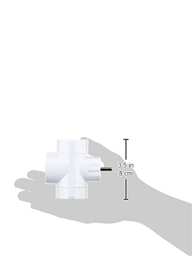 Garza Power - Adaptador Triple Lateral (3 Tomas Schuko) con toma de Tierra, formato Retráctil, color Blanco