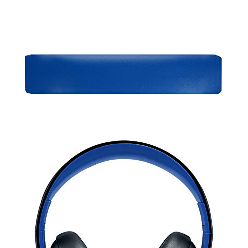 Geekria - Almohadilla de diadema de piel de proteína para Playstation Gold Wireless Stereo Headset PS3 PS4 Playstation 4 CECHYA-0083 para diadema/almohadilla de repuesto (azul)