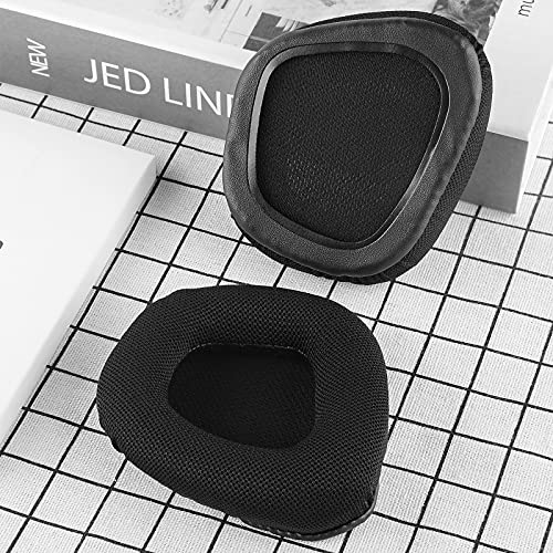 Geekria Almohadillas de repuesto de tela de malla para Corsair VOID PRO, Void, Void Pro RGB, Void Pro RGB SE, Void Elite almohadillas para auriculares, almohadillas para los oídos (negro)
