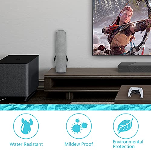 GEEKRIA Konsolenhülle für Playstation PS5, Schutzhülle für PS5 Konsole Digital Edition, Spiel-Disc-Taschen, wasserdichte staubdichte Hülle für PS 5 Zubehör (Grau)