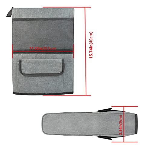 GEEKRIA Konsolenhülle für Playstation PS5, Schutzhülle für PS5 Konsole Digital Edition, Spiel-Disc-Taschen, wasserdichte staubdichte Hülle für PS 5 Zubehör (Grau)