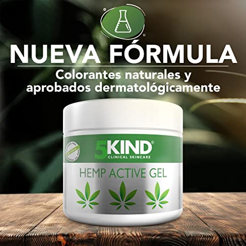 Gel de Cáñamo Alivio Activo para Músculos y Articulaciones- Gran Poder Calmante Fórmula con Aceite de Cannabis Rica en Extractos Naturales Para el Alivio de Pies, Rodillas, Espalda, Hombros (300ml)
