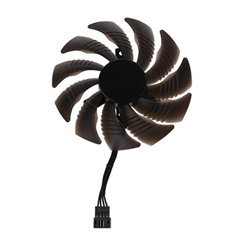 geneic Ventilador de enfriamiento de 88 mm T129215SU de 4 pines para Gigabyte GTX 1050 1060 1070 960 RX 470 480 570 580 ventilador de refrigeración de tarjeta gráfica