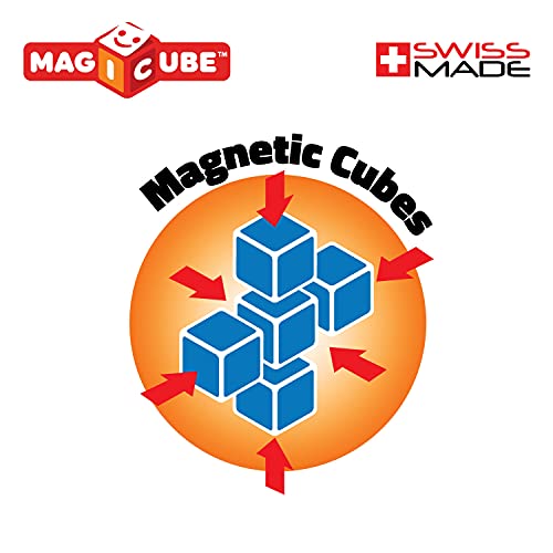 Geomag- Magicube Juguete de construcción, Multicolor, 4 Piezas (132) , color/modelo surtido