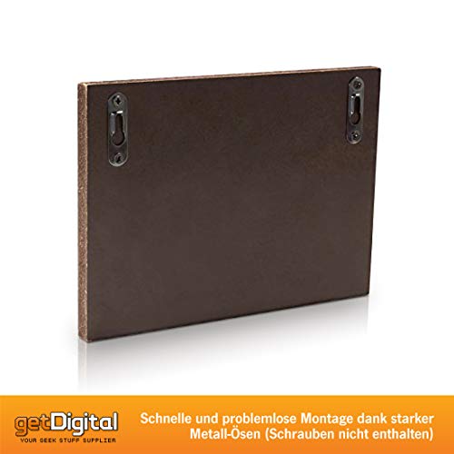 getDigital Colgador para Llaves Alohomora | Organizador Cuelga Llaves Pared con 5 Ganchos de Metal | 21x15cm