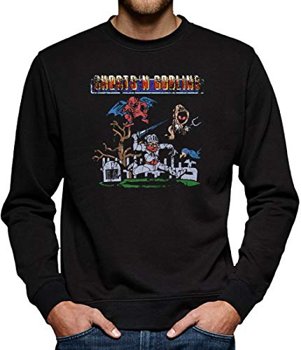 Ghost N Goblins Arcade Gamer - Sudadera para hombre negro XXXXL