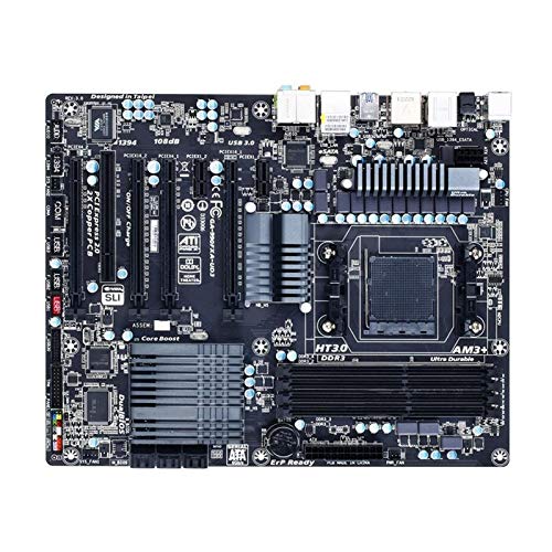 GIAO Tarjeta Madre Placa Base ATX para Juegos Fit For Gigabyte GA-990FXA-UD3 Placa Base De Escritorio Original 990FXA-UD3 para AMD 990FX Socket AM3 AM3 + DDR3 Computer Motherboard