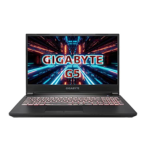 Gigabyte G5 KC-5ES1130SD - Ordenador portátil Gaming de 15.6" FullHD 144Hz (Intel Core i5-10500H, 16GB RAM, 512GB SSD, Nvidia RTX 3060-6GB, Sin sistema operativo) negro - teclado QWERTY Español