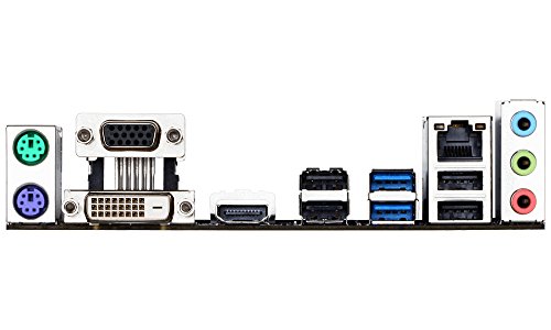 Gigabyte GA-H110M-S2H, Placa base (LGA 1151, DDR4 x 2, 2133 MHz, VGA, HDMI, DVI, M-ATX), Color negro