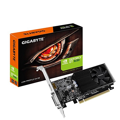 Gigabyte GV-N1030D4-2GL GeForce GT 1030 Perfil bajo D4 2G Tarjeta gráfica para computadora