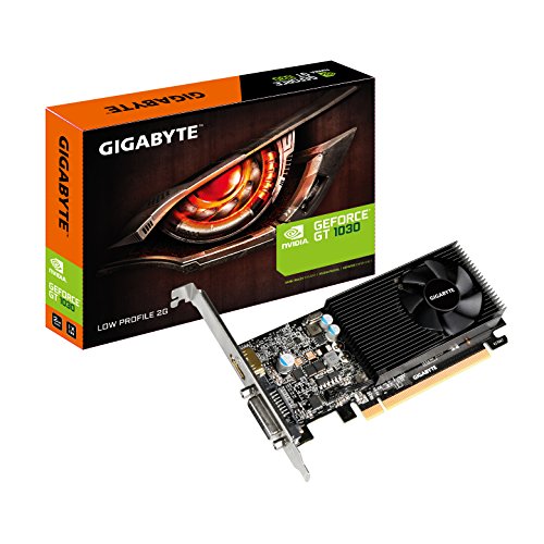 Gigabyte GV-N1030D5-2GL 2GB GDDR5 - Tarjeta gráfica (NVIDIA, GeForce GT 1030, 4096 x 2160 Pixeles, 1257 MHz, 1506 MHz, 2 GB)