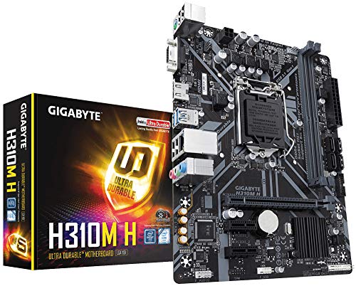 Gigabyte H310M H - Placa Base (DDR4-SDRAM, DIMM, 2133,2400,2666 MHz, Dual, 32 GB, Intel)