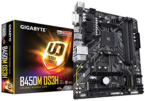 Gigabyte Placa B450M Ds3H AMD Am4 4Ddr4 Hdmi Pci3.0 Sata3 Usb3.1 ATX