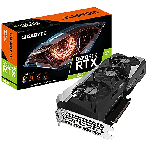 Gigabyte Technology GV-N307TGAMING OC-8GD Tarjeta gráfica NVIDIA GeForce RTX 3070 Ti 8 GB GDDR6X