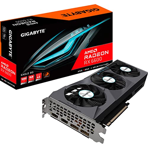 Gigabyte Technology Radeon RX 6600 Eagle - Tarjeta gráfica (8 GB)