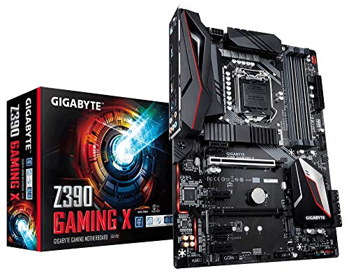 Gigabyte Z390 Gaming X LGA 1151 (Zócalo H4) Intel Z390 ATX - Placa Base (DDR4-SDRAM, DIMM, 2133,2400,2666 MHz, Dual, 16GB, 64 GB), Negro