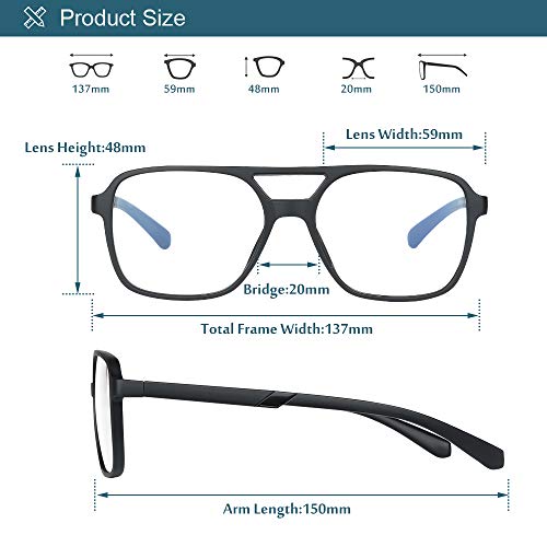 GIMDUMASA gafas ordenador gaming pc uv luz filtro proteccion azul mujer hombre para antifatiga GI799